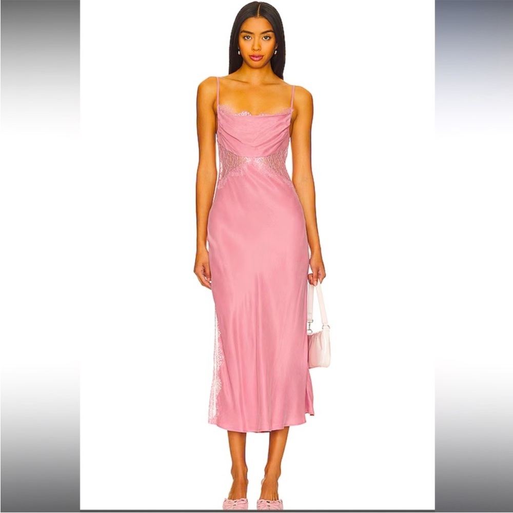 Elegant Pink Women's Dress